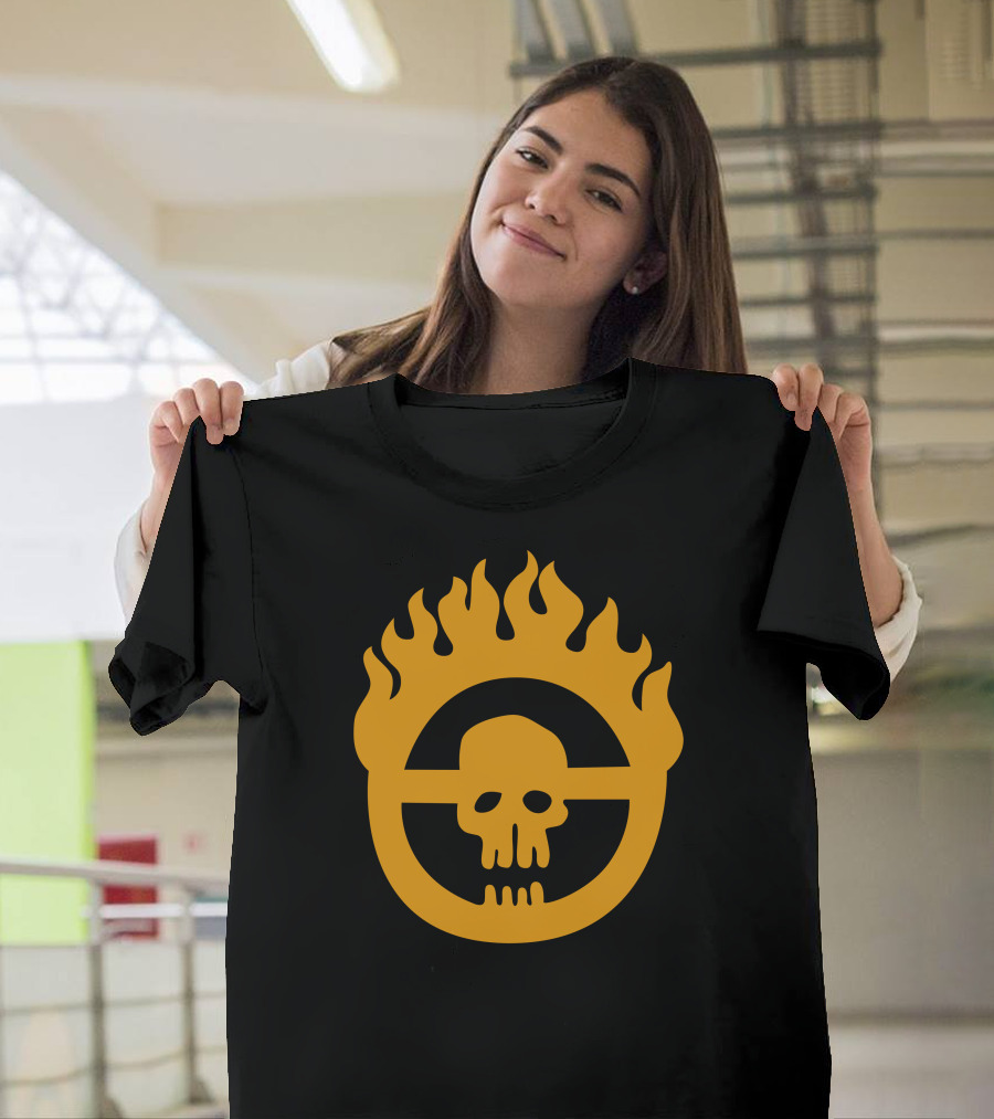 Immortan Joe Flame Skull Insignia Mad Max Fury Road T-Shirt