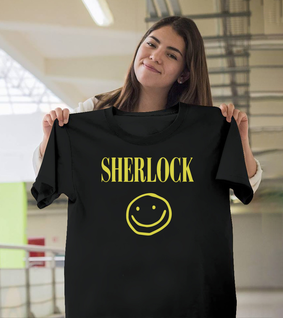 Sherlock Yellow Smiley Face T-Shirt