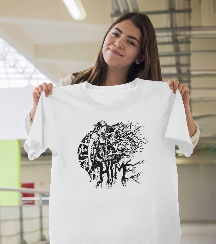 Princess Mononoke Hime Forest Wolf Spirit T-Shirt