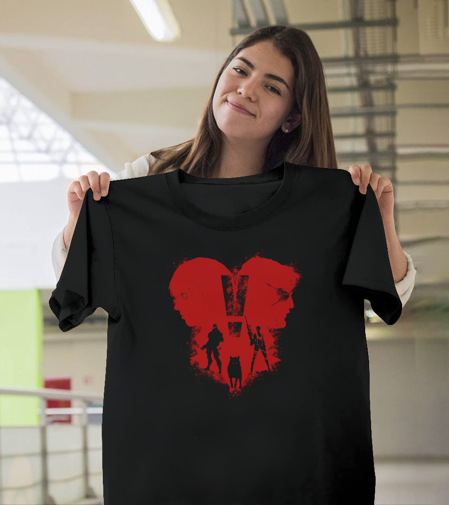 Metal Gear Solid V Phantom Soldier Shadows in Red T-Shirt
