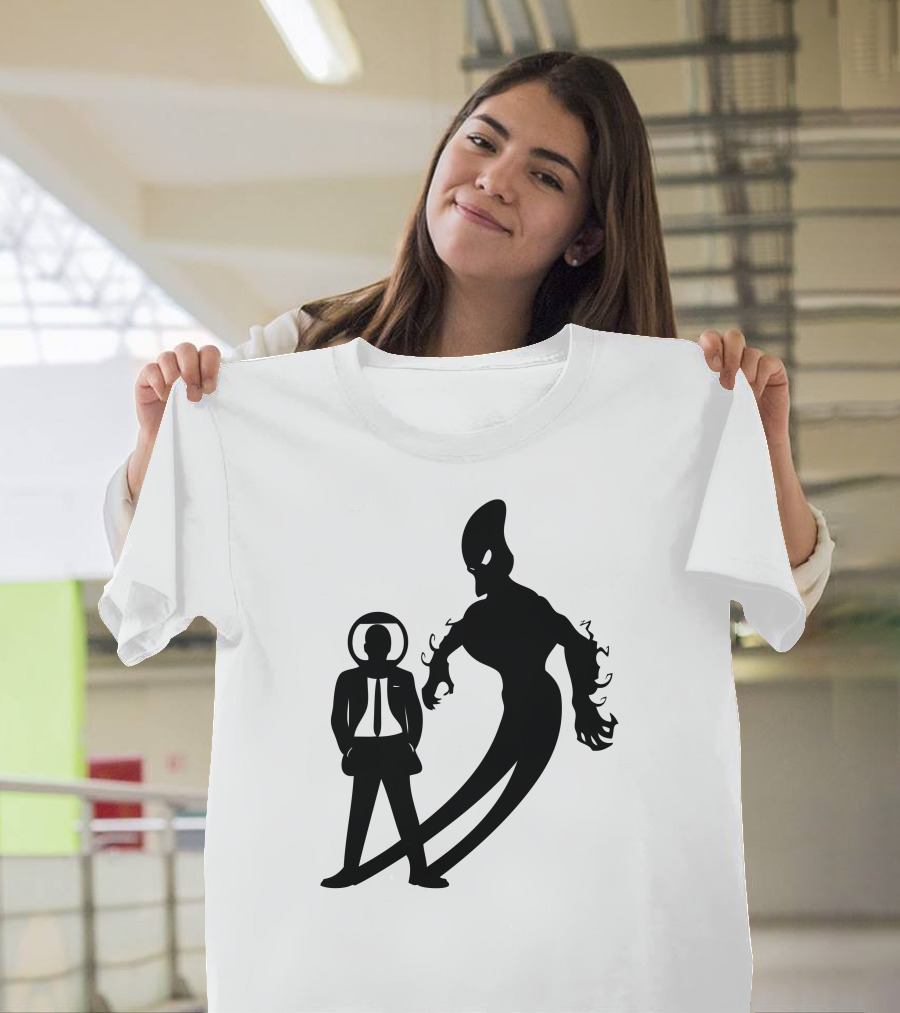Rocketman and the Shadowy Galactic Ghoul Confrontation T-Shirt