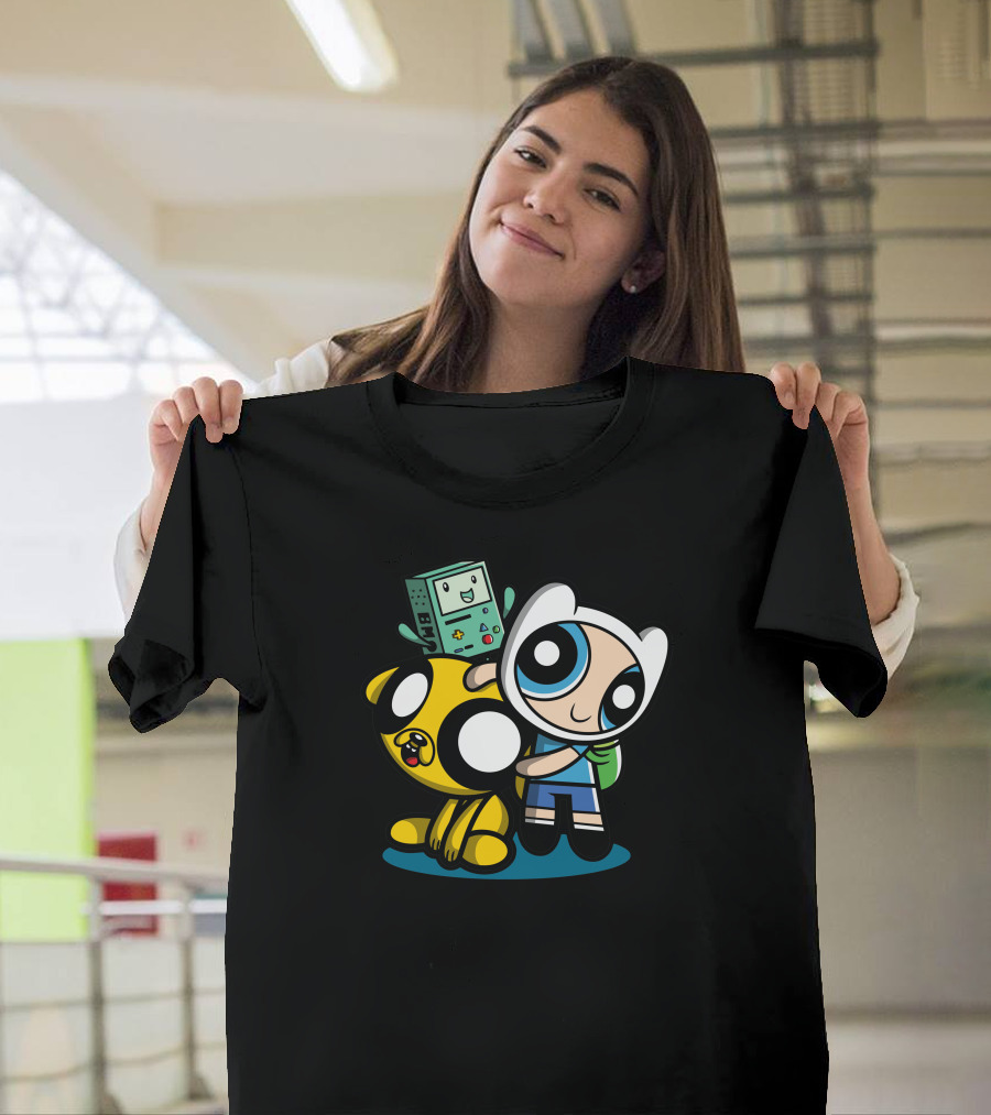 Adventure Puff Buds Cartoon Mashup T-Shirt