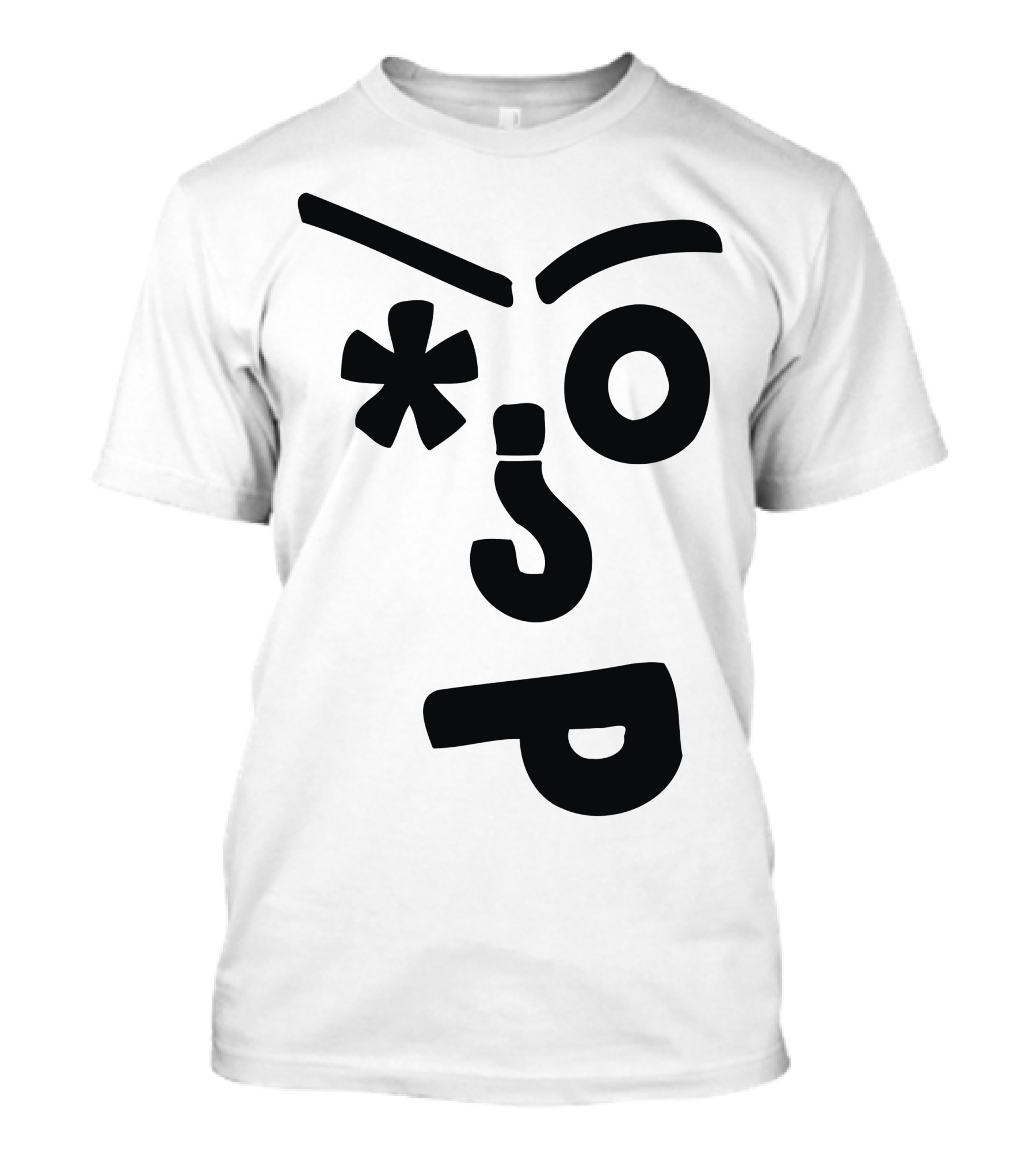 Bio Handmade Asterisk Exclamation Face Expression T-Shirt