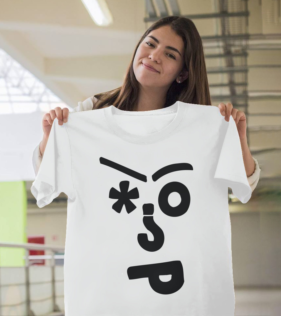 Bio Handmade Asterisk Exclamation Face Expression T-Shirt