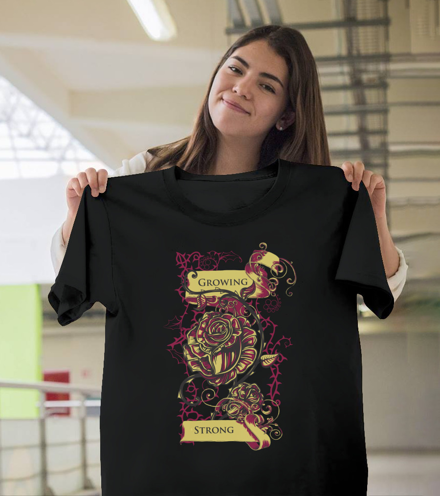 Growing Strong House Tyrell Floral Banner T-Shirt