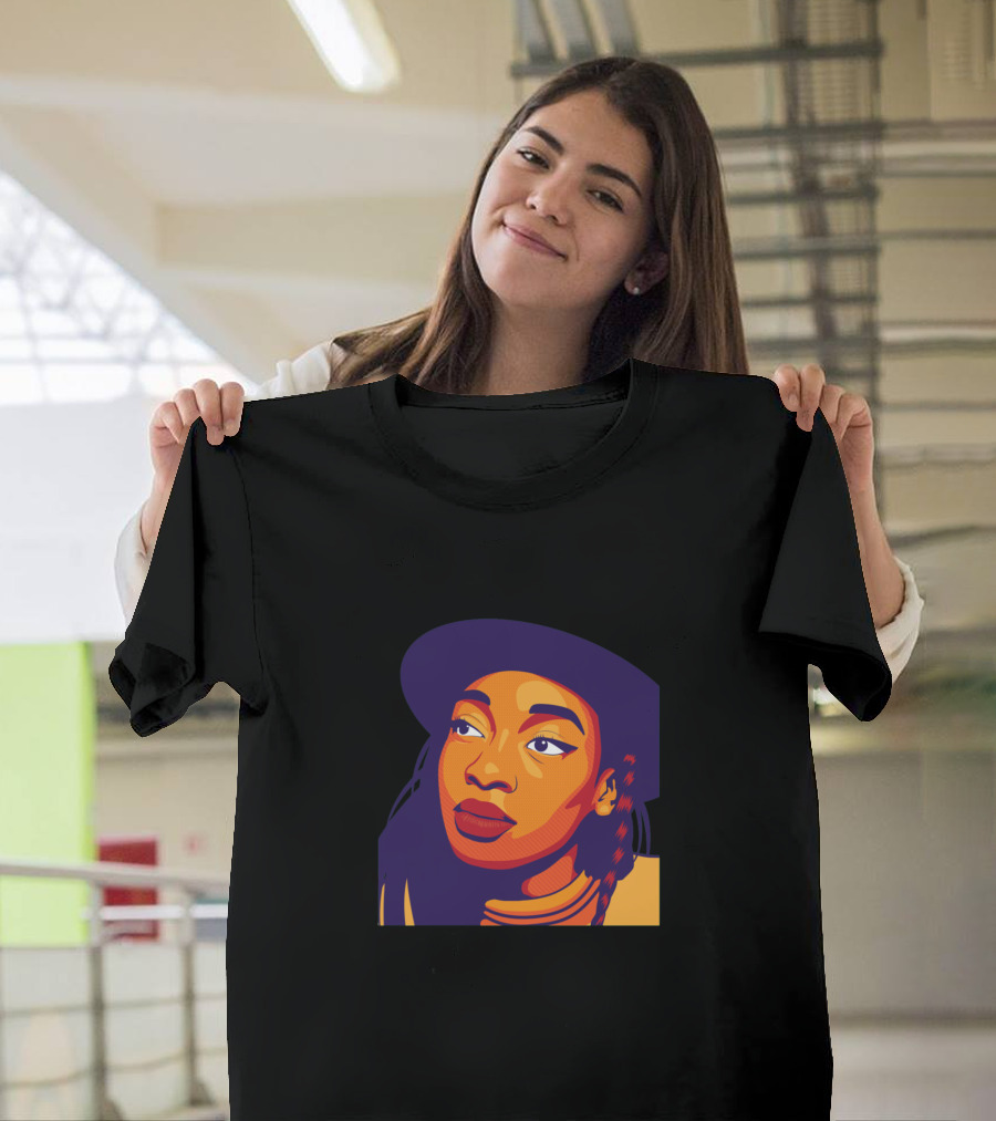 Little Simz Pop Art Portrait Print T-Shirt