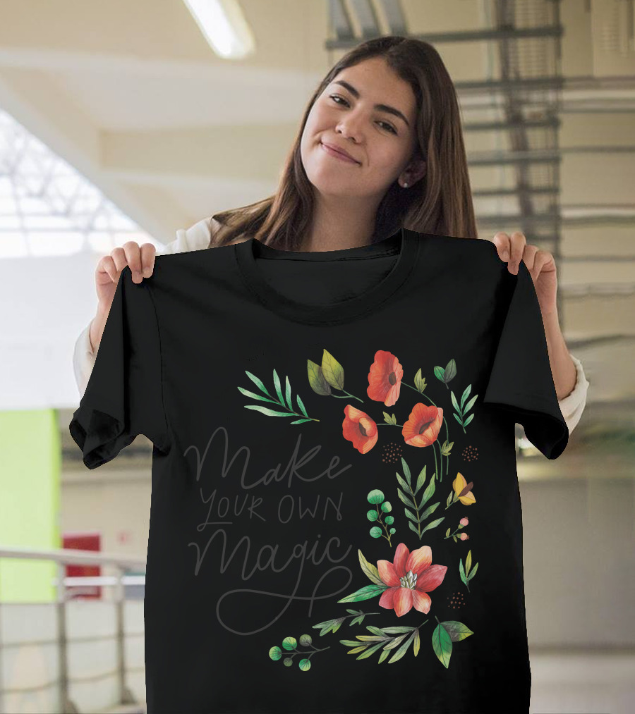 Make Your Own Magic Floral Botanical T-Shirt