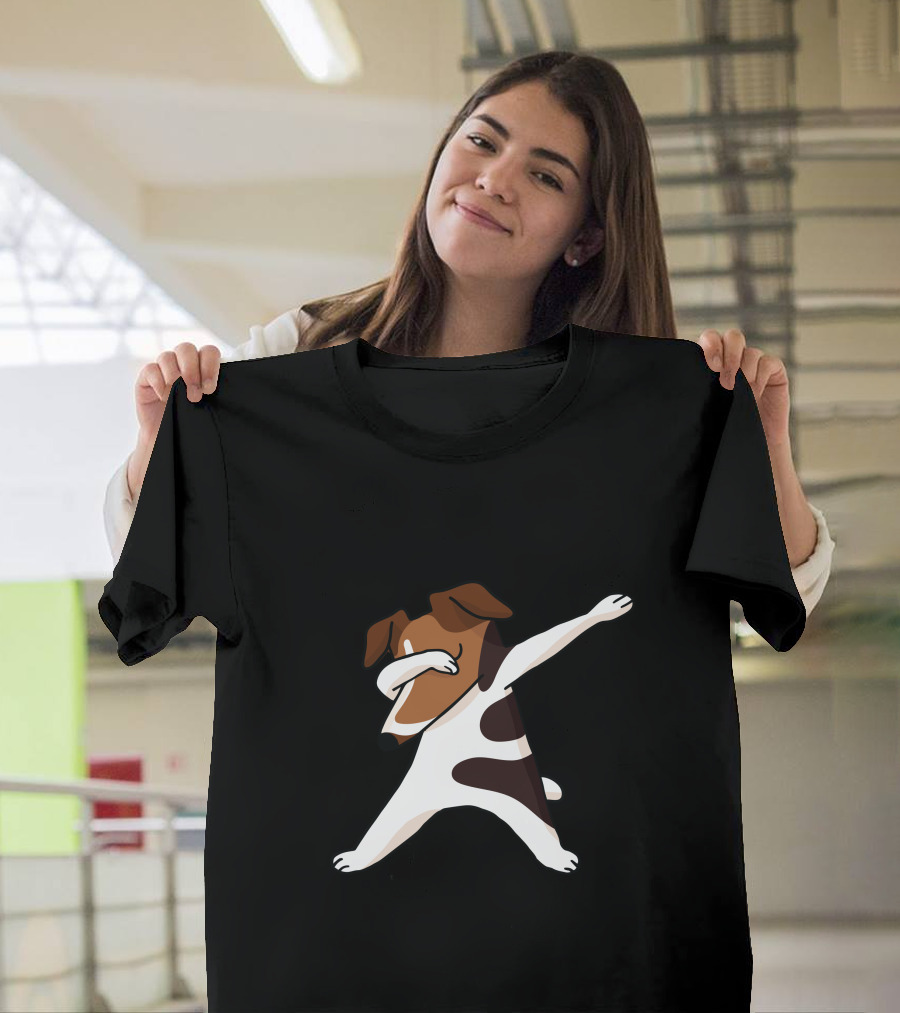 Terrier Dog Dabbing Pose T-Shirt