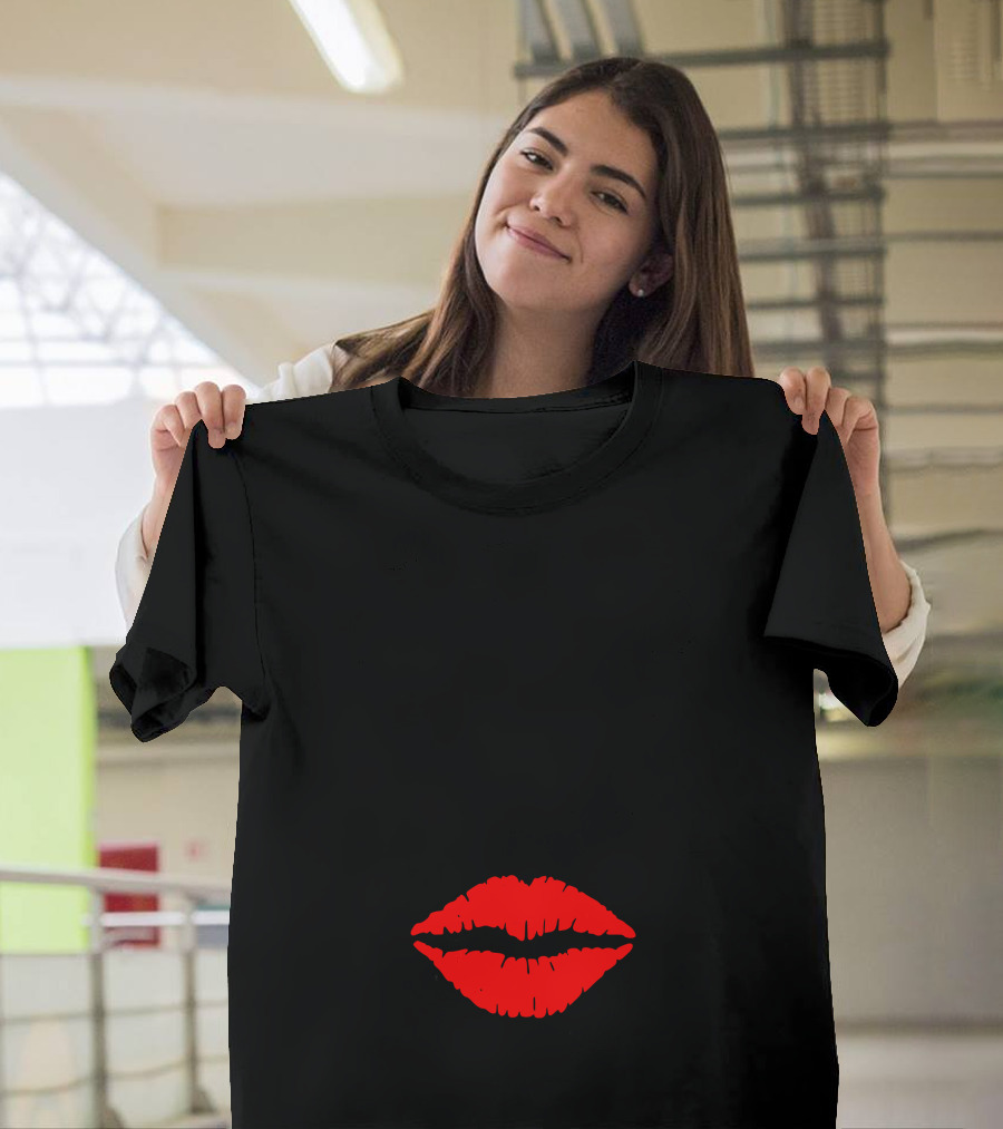 MRS Red Lips and Glasses Valentines Day T-Shirt