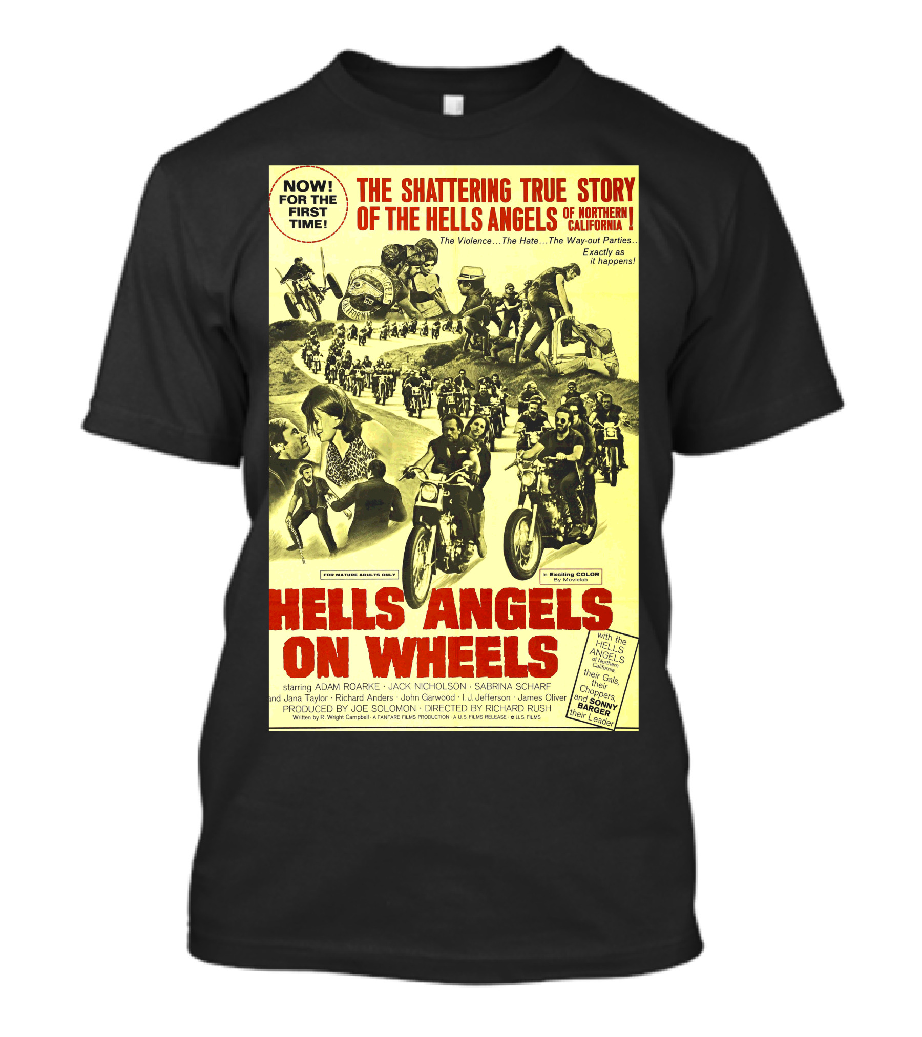 Now The Shattering True Story Of The Hells Angels Of Northern California Hells Angels On Wheels T-Shirt