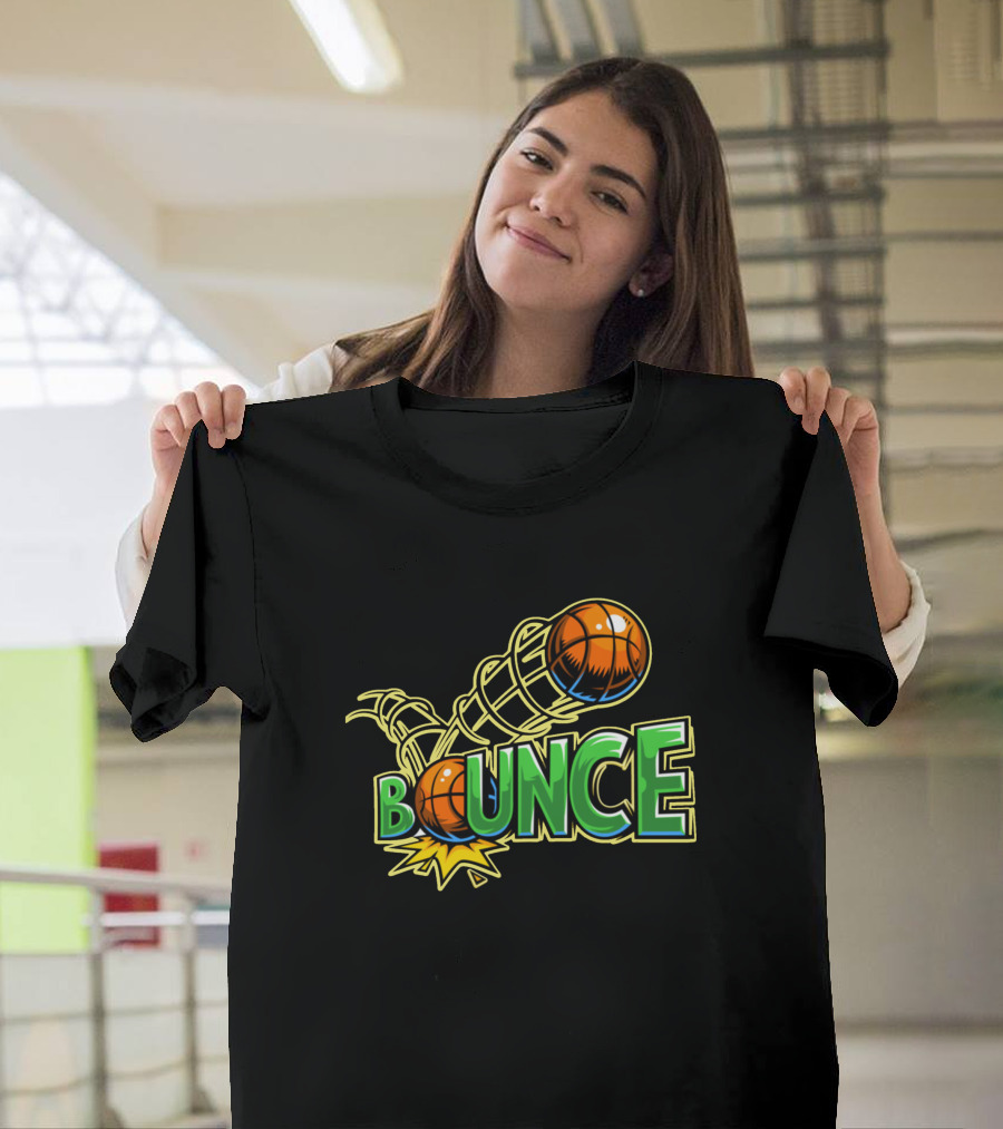 Bounce Basketball Hoop Splash Explosion T-Shirt