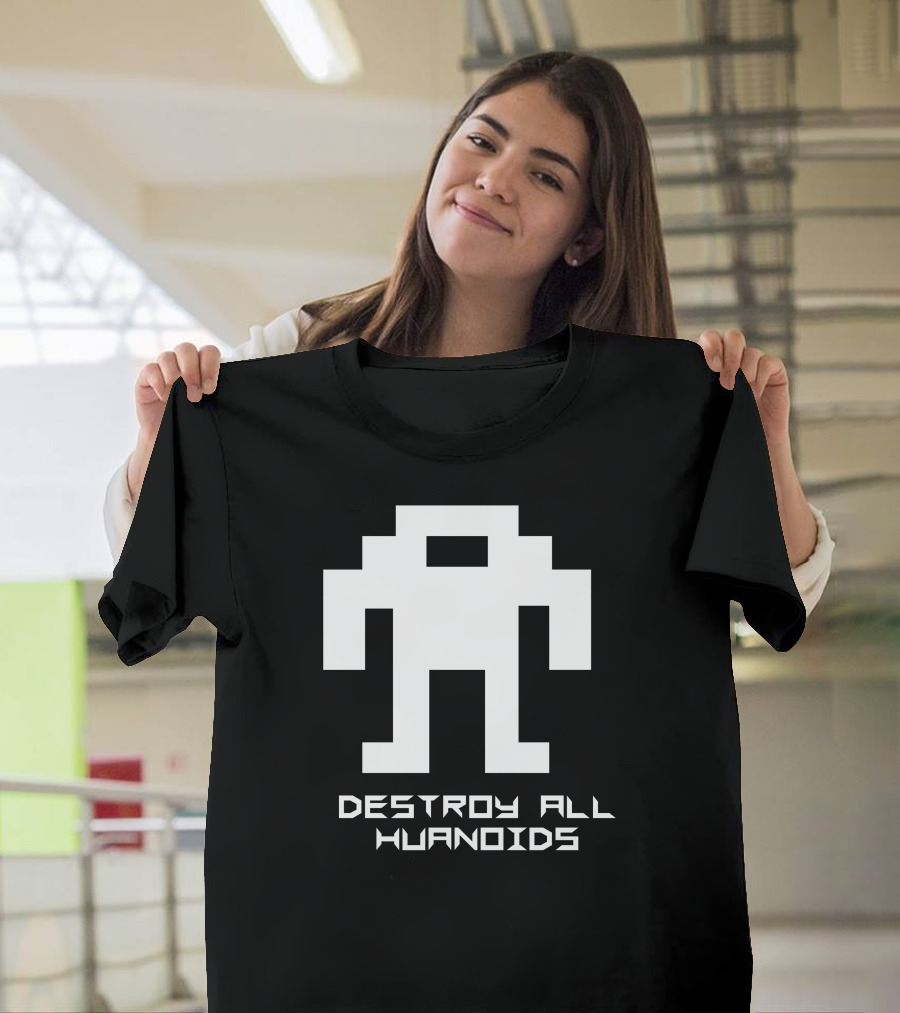 Destroy All Humanoids Berzerk Robot T-Shirt