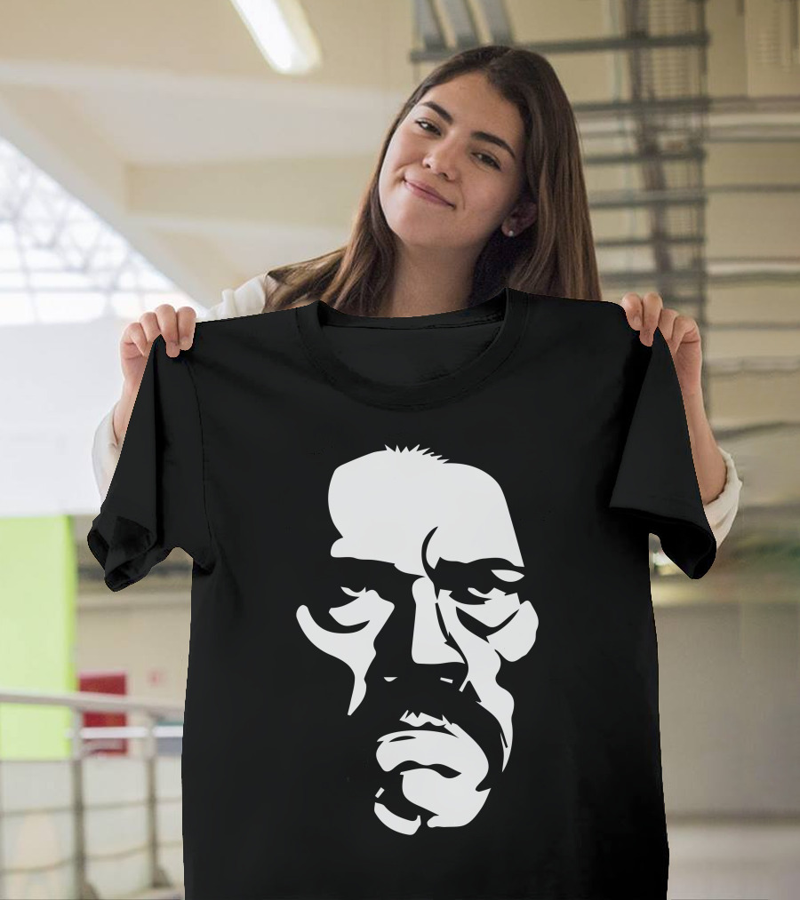 Danny Trejo Black and White Face T-Shirt