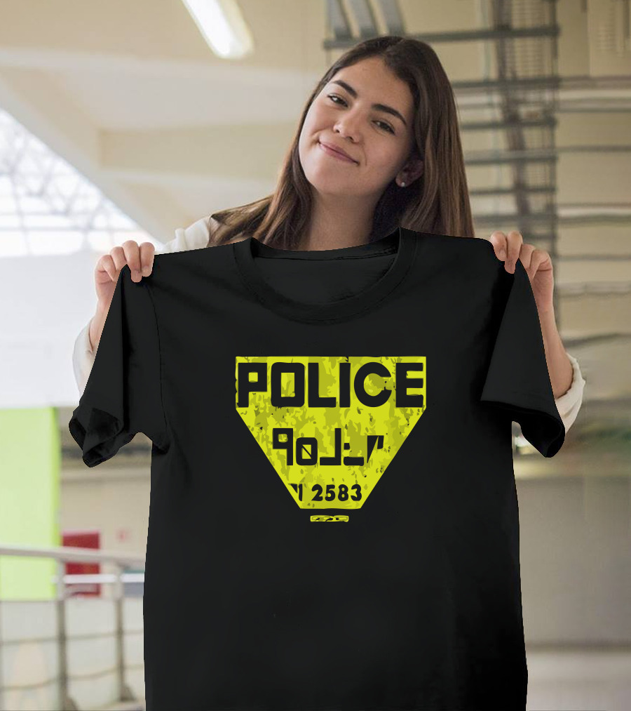 POLICE 90 LT V 2583 Fifth Element Badge T-Shirt