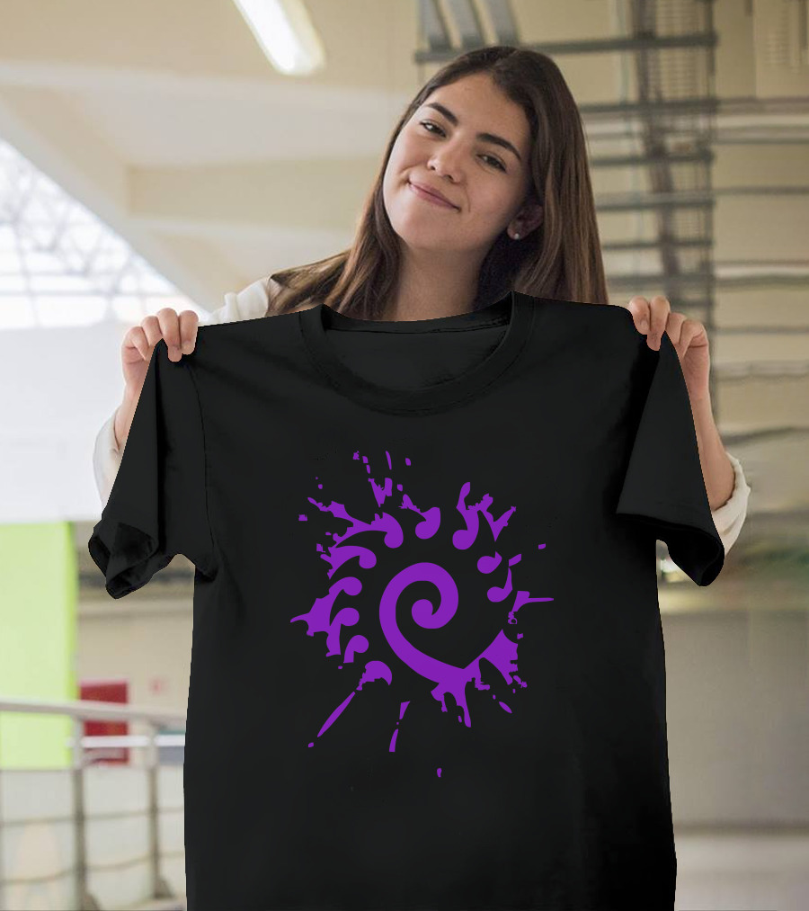 Starcraft Zerg Purple Spiral Splat T-Shirt
