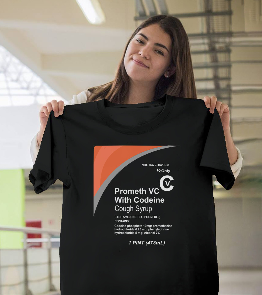 Prometh VC with Codeine Cough Syrup 1 PINT (473mL) T-Shirt