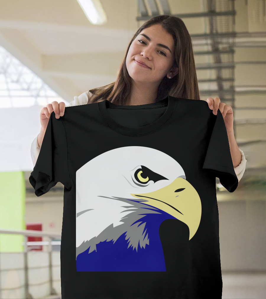 Eagle Head Profile Clipart Bald Eagle Face T-Shirt