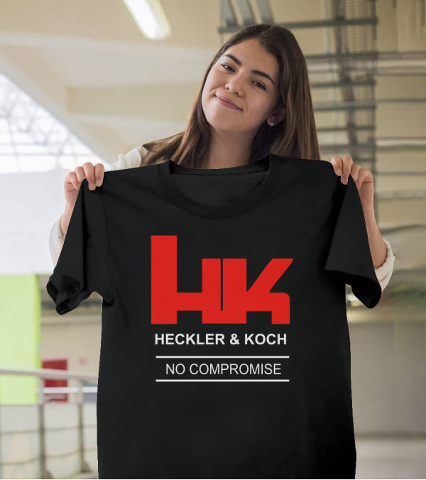 Hk Heckler And Koch Firearms Logo No Compromise T-Shirt