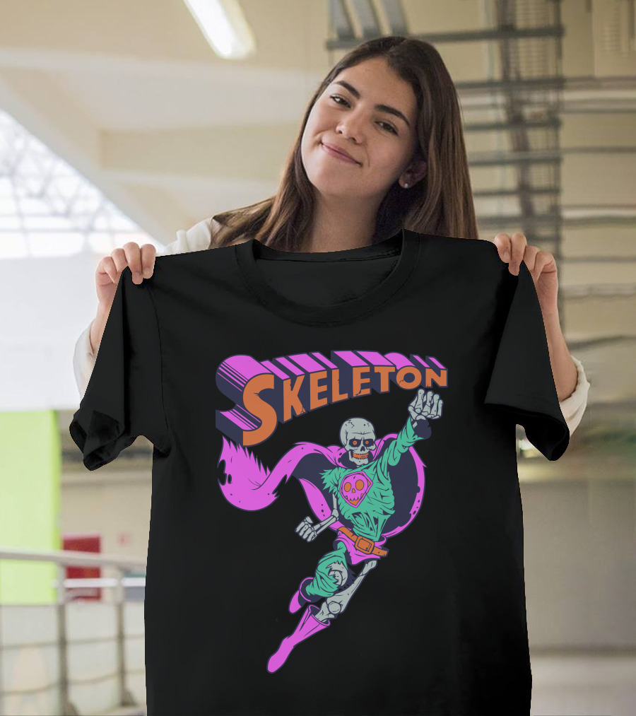 Skeleton Superhero Skeleton T-Shirt