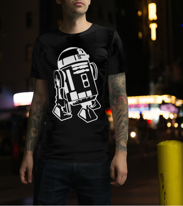 R2 D2 Star Wars Sci Fi Lucas Iconic Droid T-Shirt