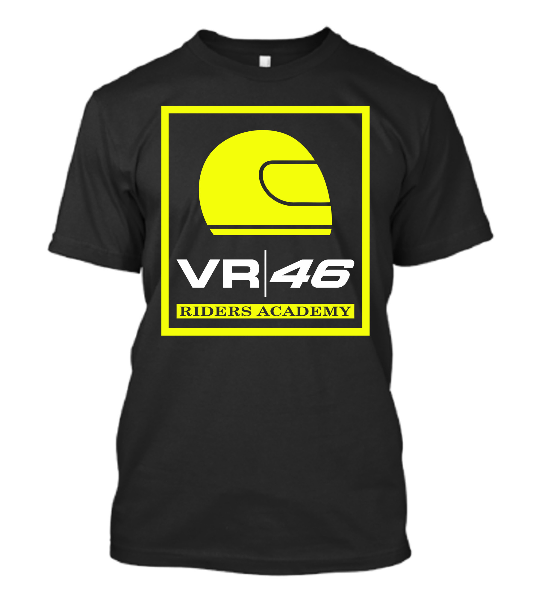 VR46 Riders Academy Helmet Icon Yellow And Black T-Shirt