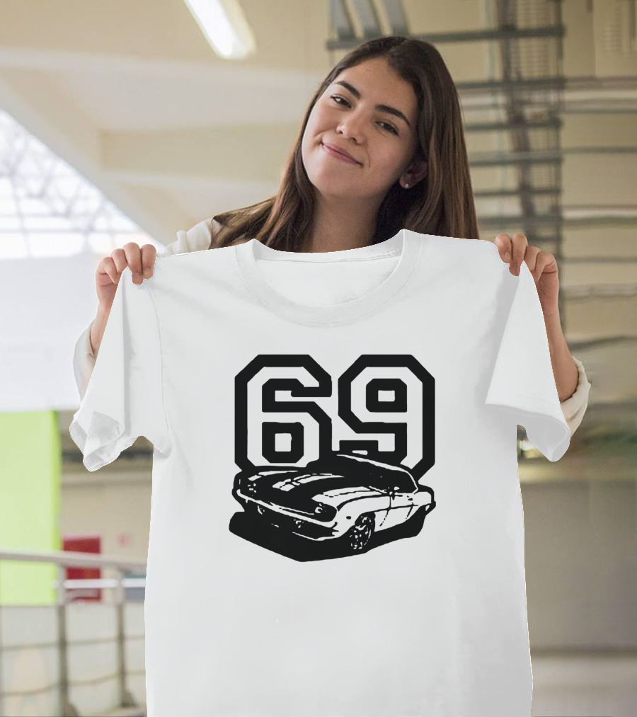 1969 69 Classic Vintage Muscle Car T-Shirt
