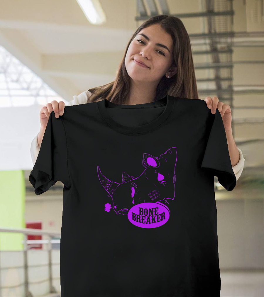 Bone Breaker Purple Horned Creature T-Shirt