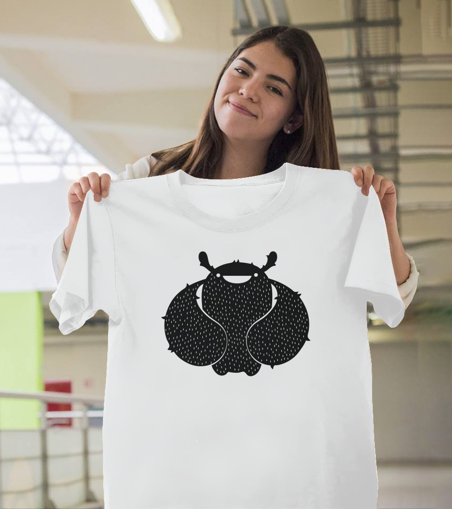 Cuddle Cute Smiling Creature with Antennae T-Shirt
