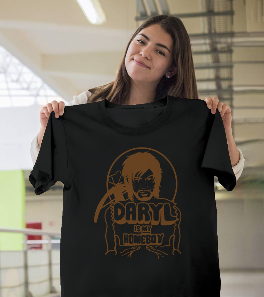 Daryl Is My Homeboy Crossbow Shadow T-Shirt