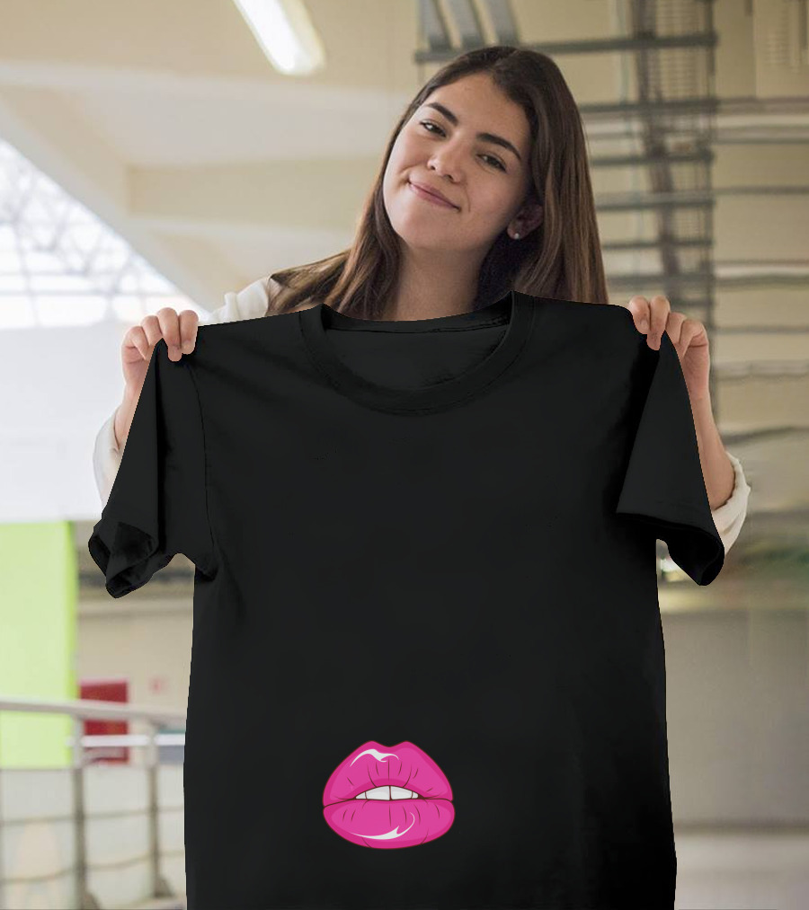 Let's Talk Dirty Pink Lips T-Shirt
