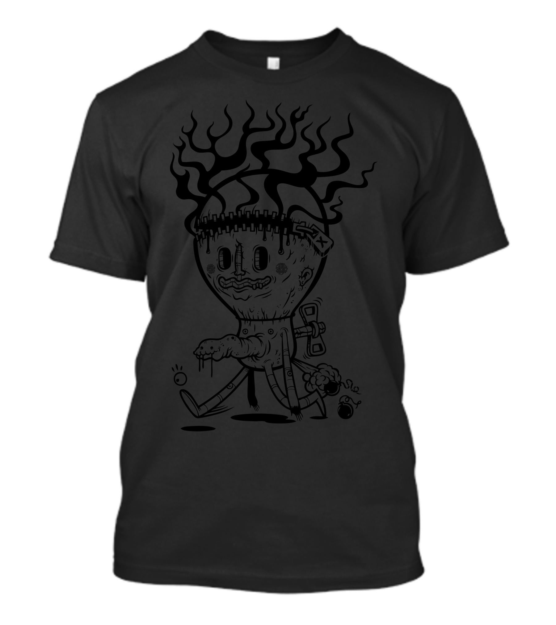 The Parasite Creepy Walking Experiment Character T-Shirt