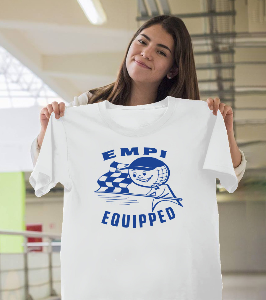 EMPI Equipped Checkered Flag Racing Character T-Shirt