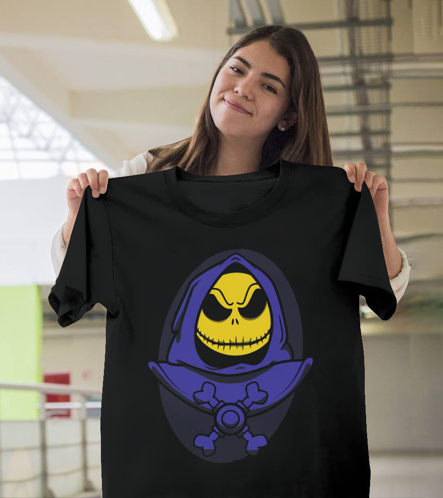 Skellingtor Jack Skellington Skeletor Crossover T-Shirt