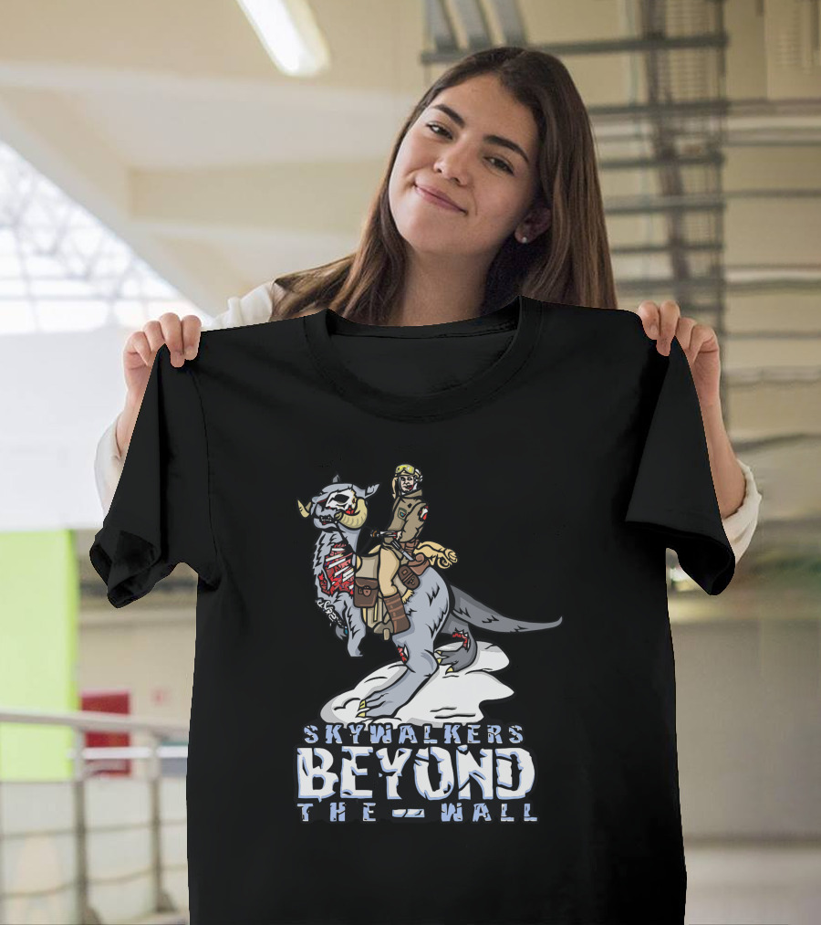Skywalkers Beyond The Wall Crossover Tauntaun Creature Rider Adventure T-Shirt