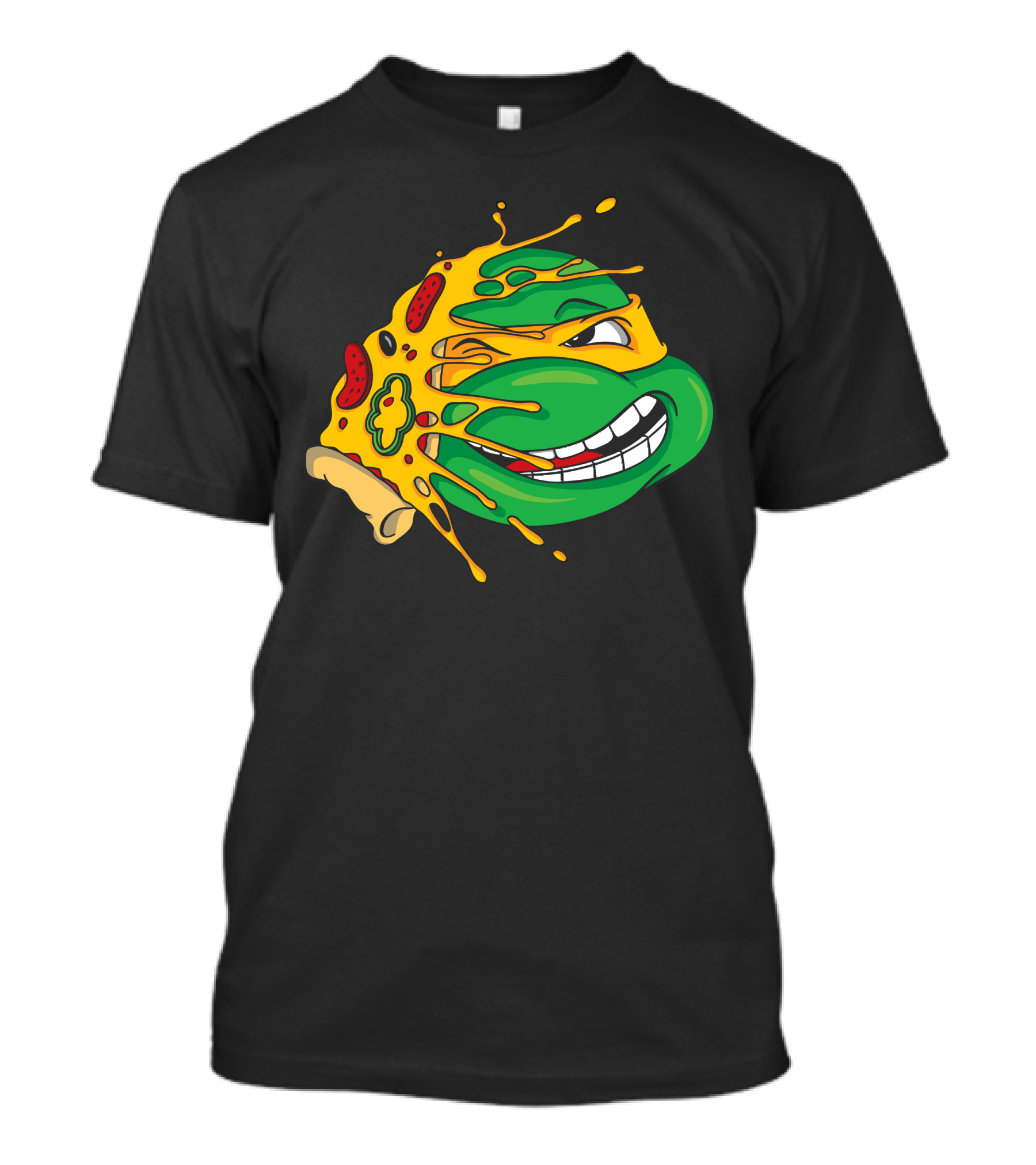 Teenage Mutant Ninja Turtles Pizza Slice Face Smack That T-Shirt