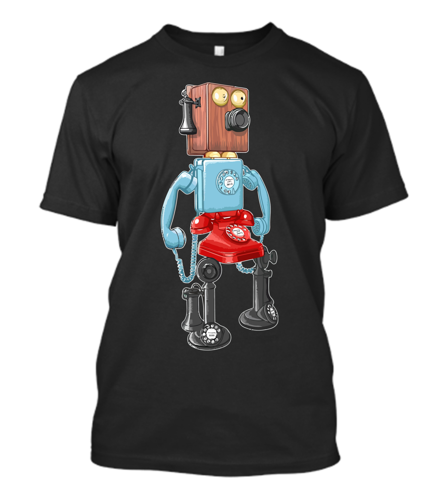 Retro Phone Robot 8000 T-Shirt