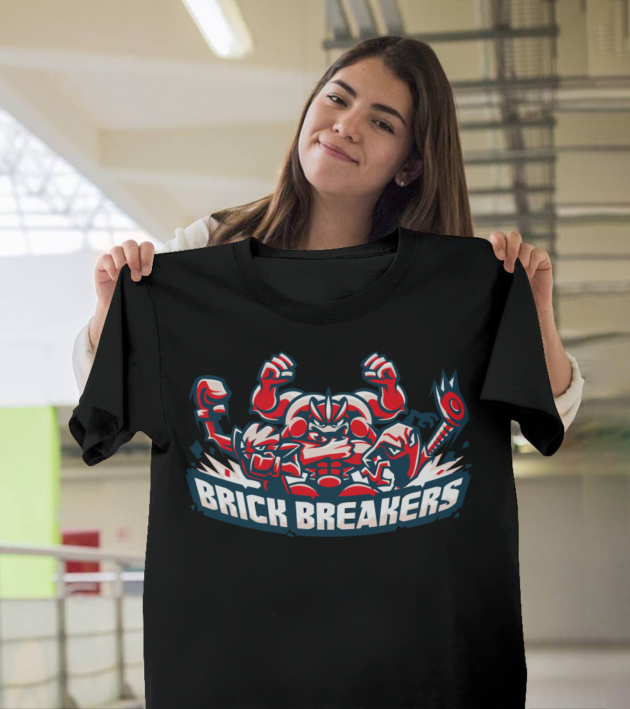 Brick Breakers Fierce Monsters Unleashed T-Shirt