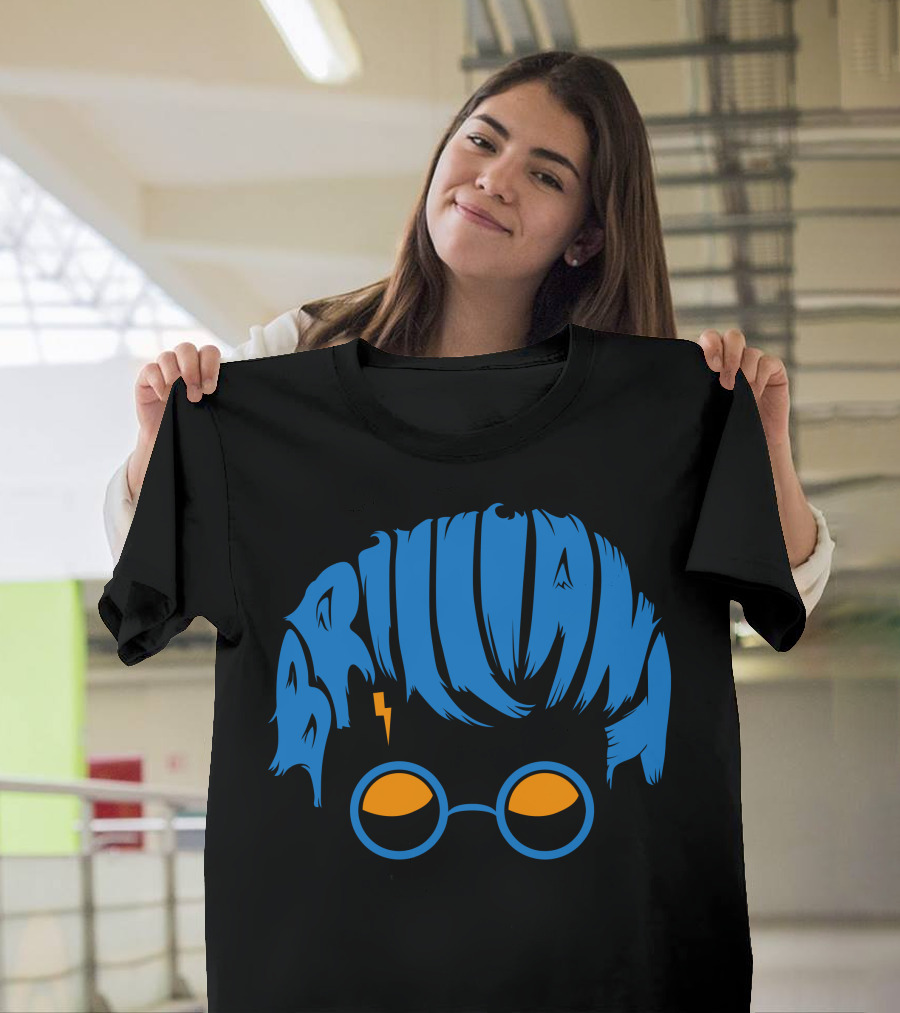 Brilliant Wizard Lightning Glasses Hair T-Shirt