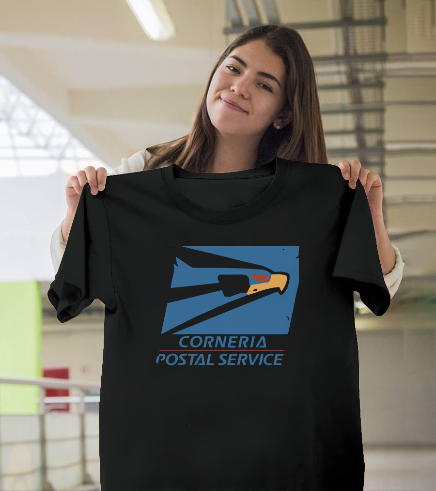 Corneria Postal Service Eagle Logo Inspired by Star Fox T-Shirt