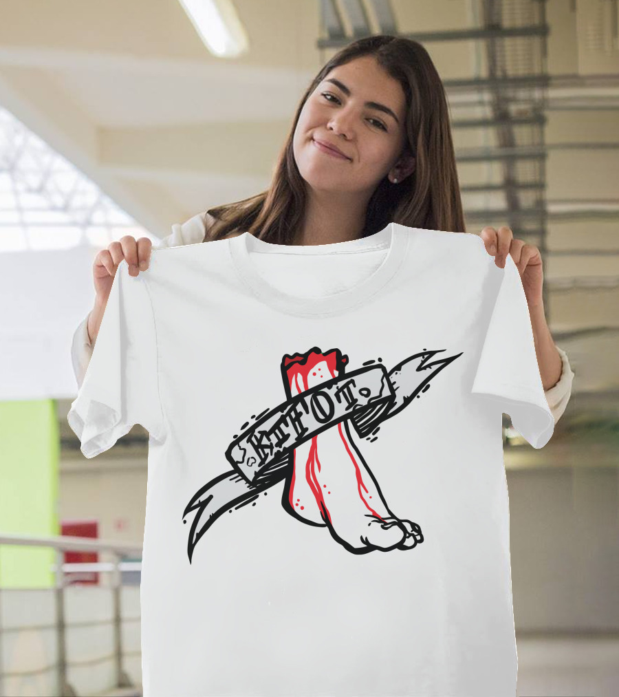 Kutted Foot Banner Dark T-Shirt