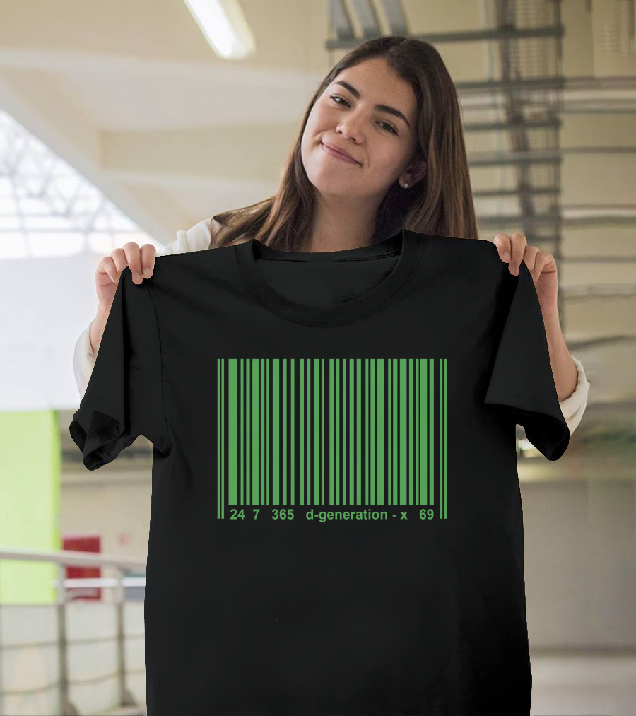 24 7 365 D-Generation X Barcode Style 69 T-Shirt