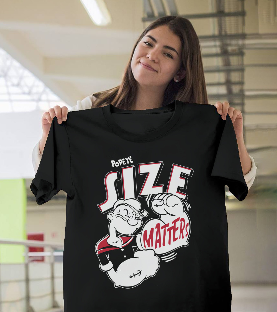 Popeye Size Matters T-Shirt