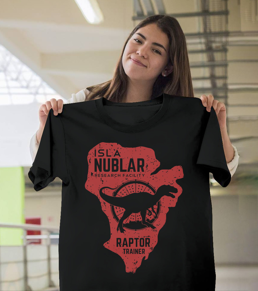 Isla Nublar Research Facility Raptor Trainer T-Shirt