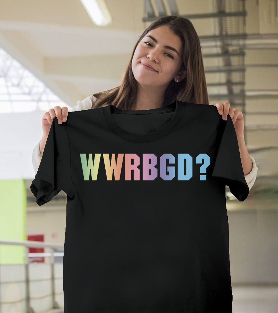WWRBGD Rainbow Gradient Text T-Shirt