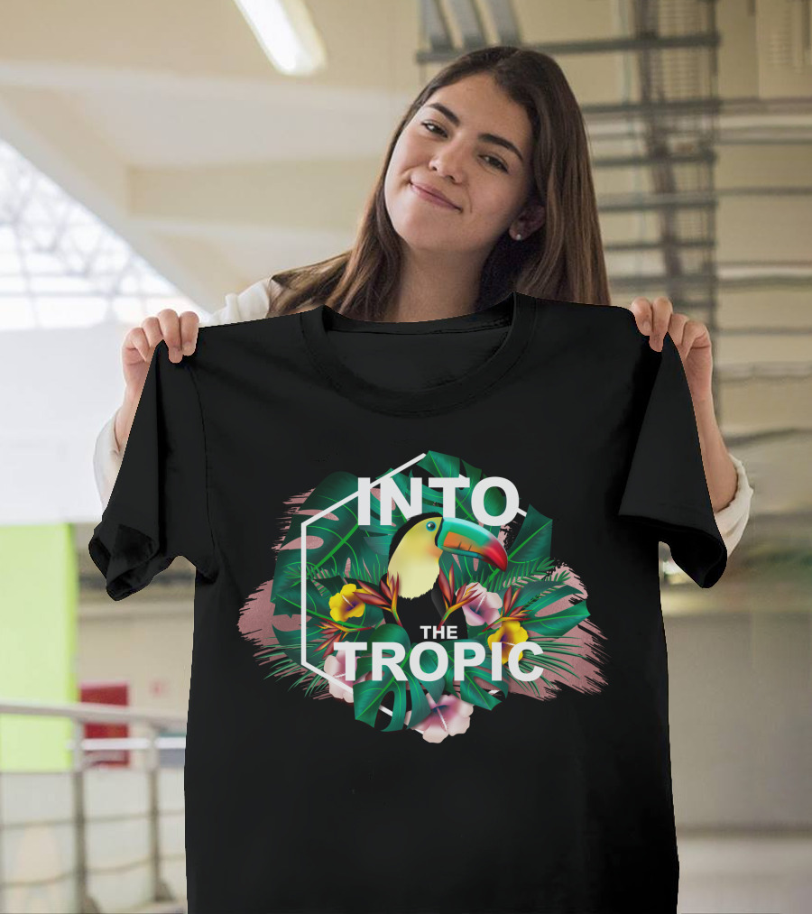 Toucan Jungle Into The Tropic For Dark T-Shirt