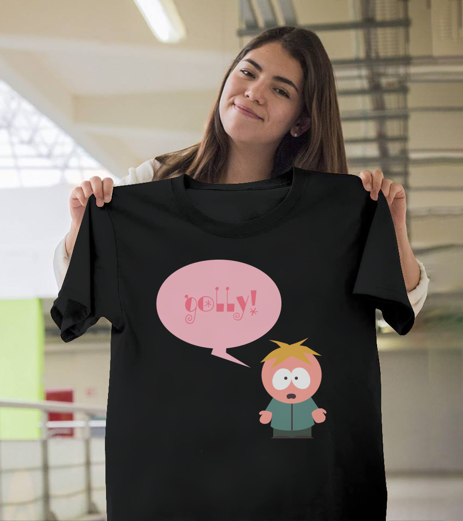Golly Pink Butters Speech Bubble T-Shirt
