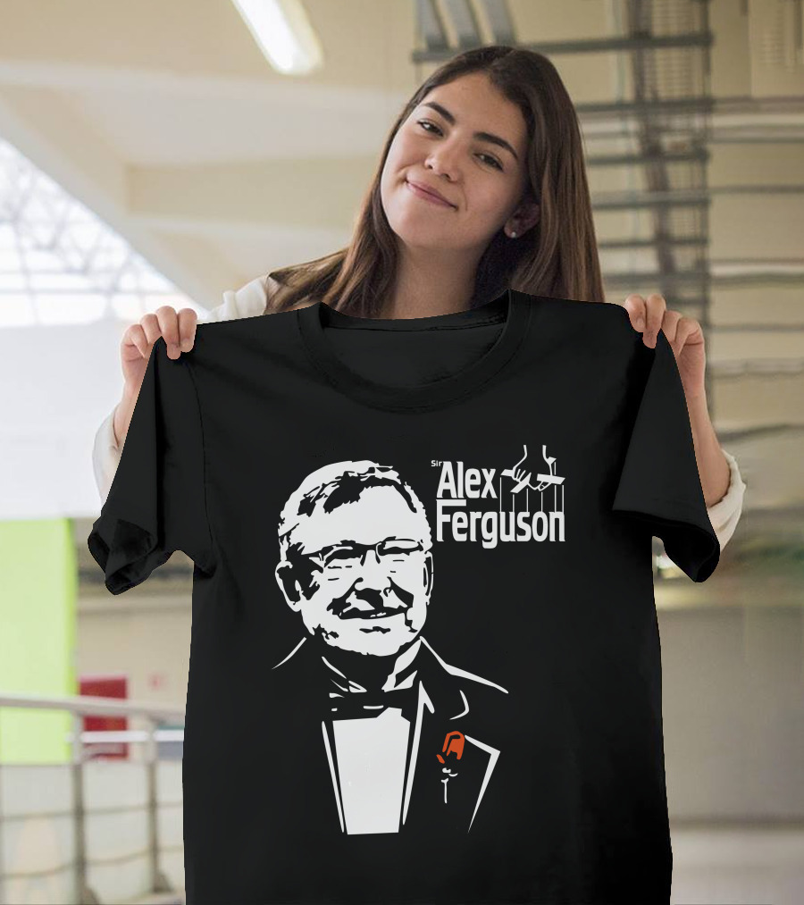 Sir Alex Ferguson Godfather Puppet T-Shirt