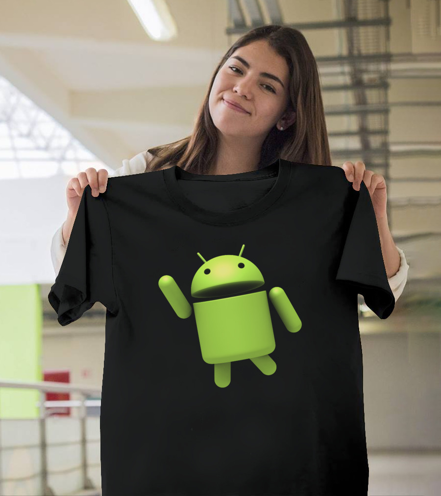Android Robot Green Mascot T-Shirt