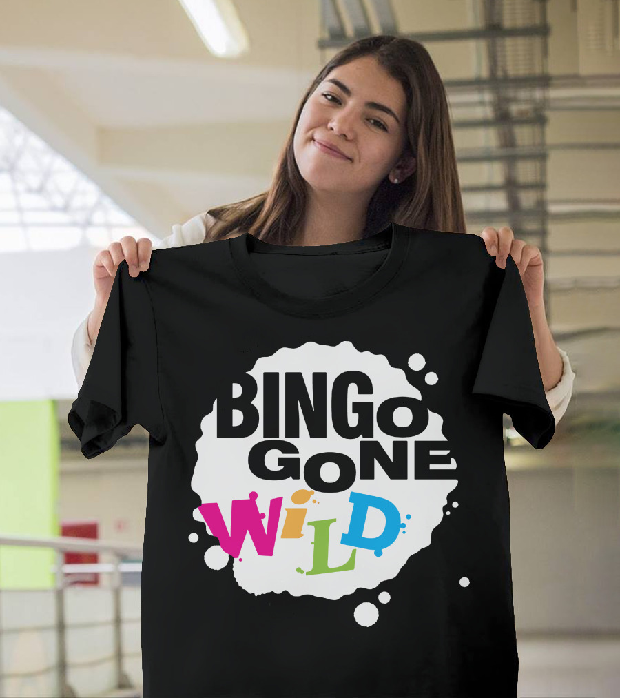 Bingo Gone Wild Colorful Splash T-Shirt