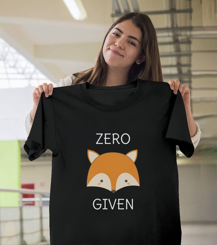Zero Fox Given Kawaii Fox Pun T-Shirt